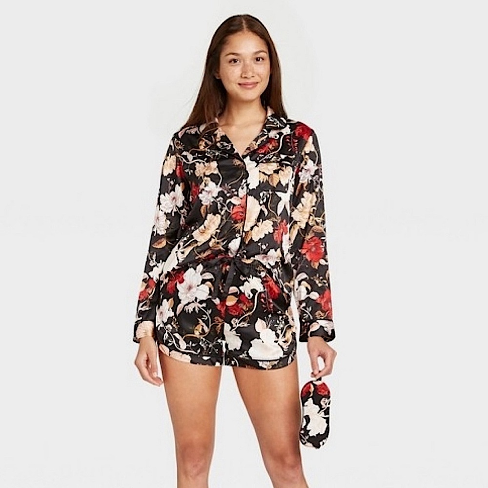 Stars Above Satin Pajama Set